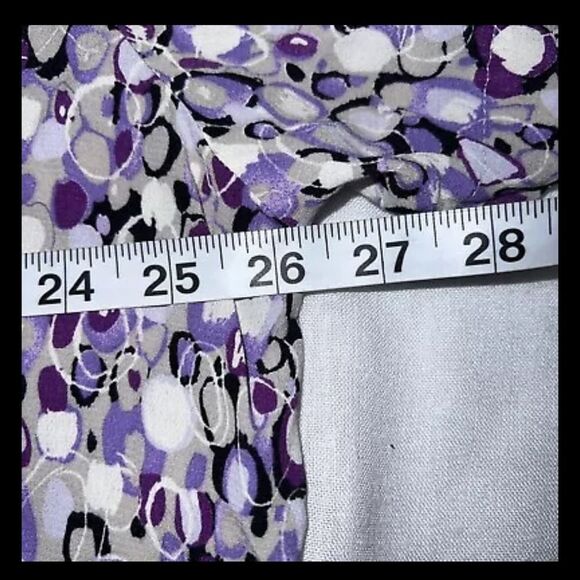 Clio II Multicolored Blouse size 2x button down - Picture 8 of 9